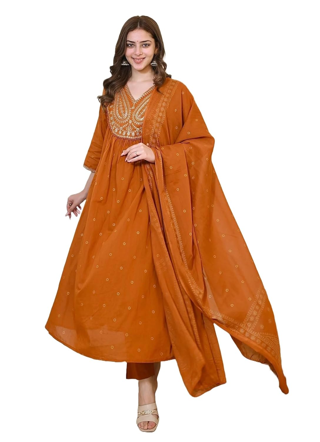 KLOSIA Women Kurta Set|Silk|Regular Fit